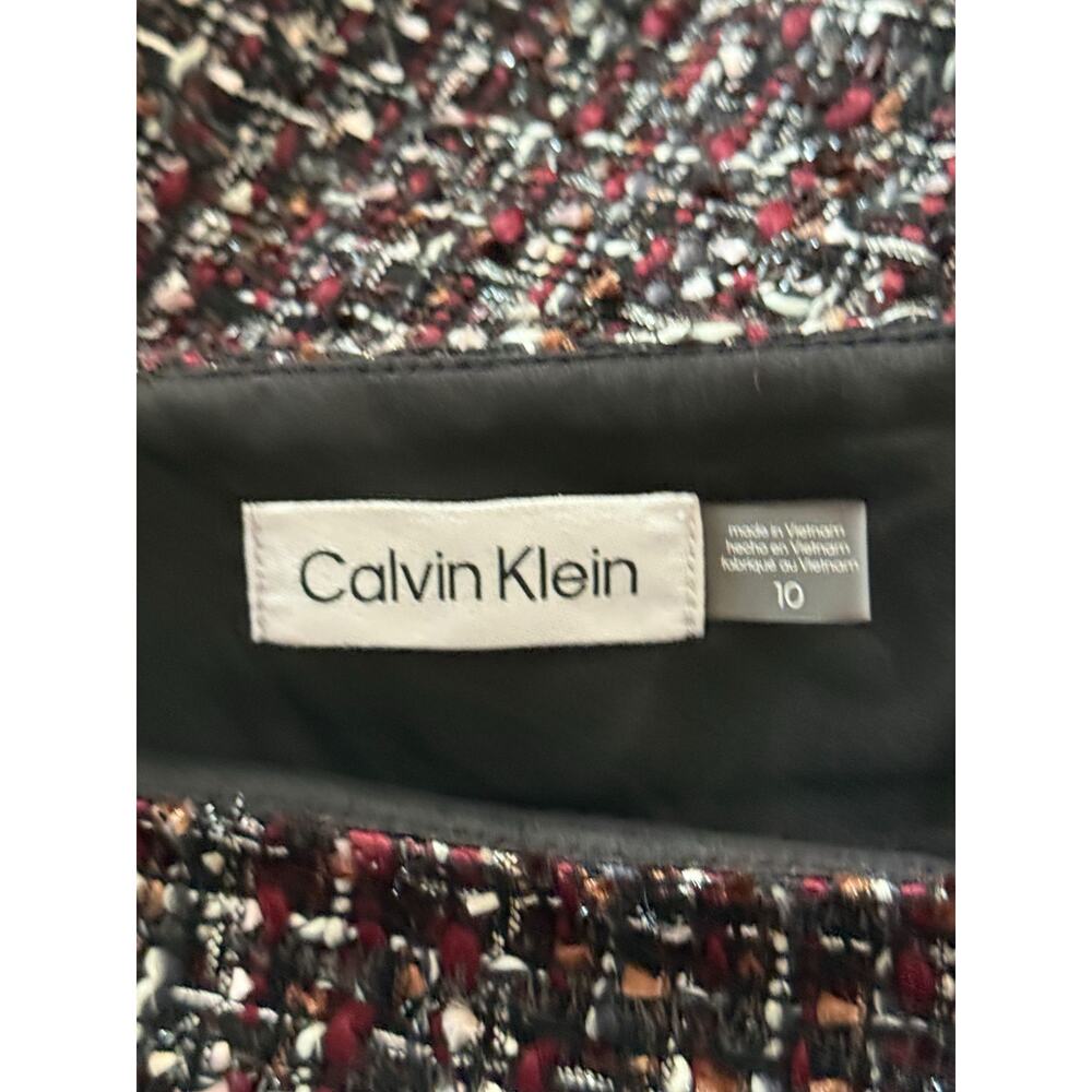 Calvin Klein skirt Tweed mini pencil size 10 - Picture 3 of 6